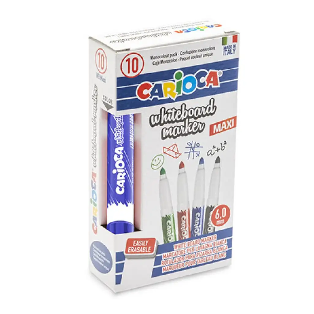 Maxi kék táblafilc 6mm-es heggyel 1 db - Carioca kép 1