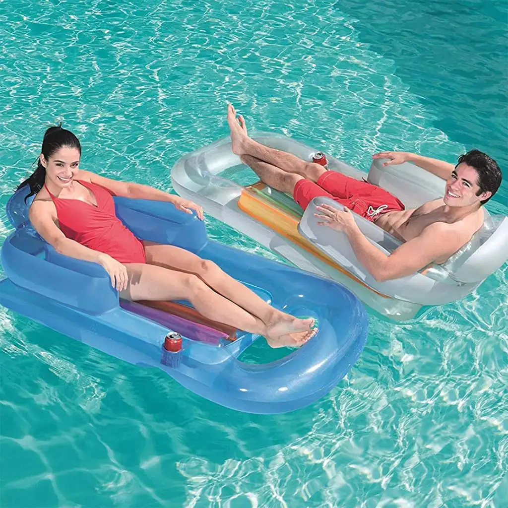 Bestway: Letné farby nafukovací matrac s opierkou chrbta a rúk v dvoch variantoch 161x84cm kép 2