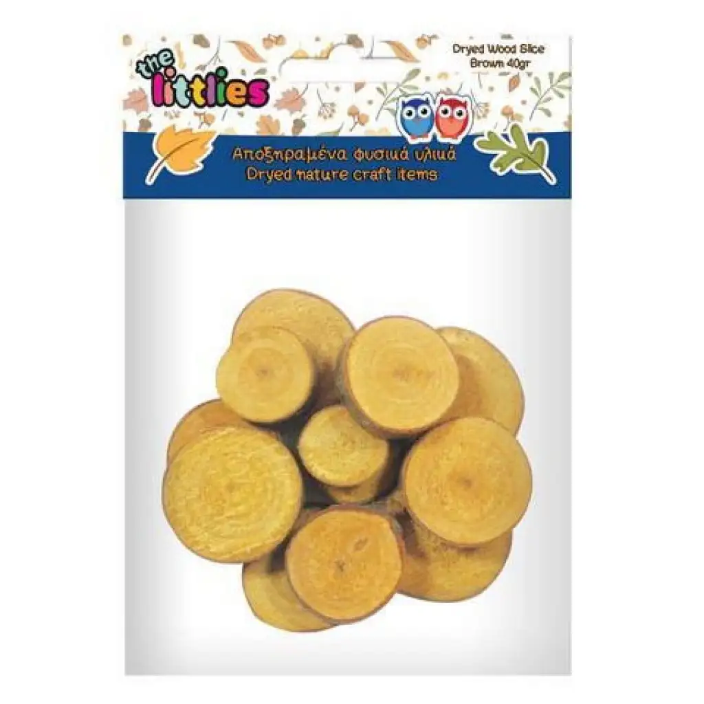 Krájané drevené disky 40 g