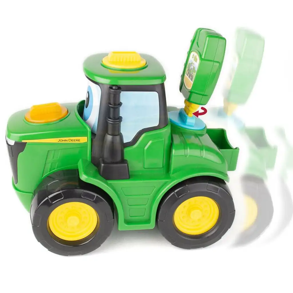 John Deere: Kľúč n Go Johnny traktor so štartovacím kľúčom a pohyblivou funkciou kép 3