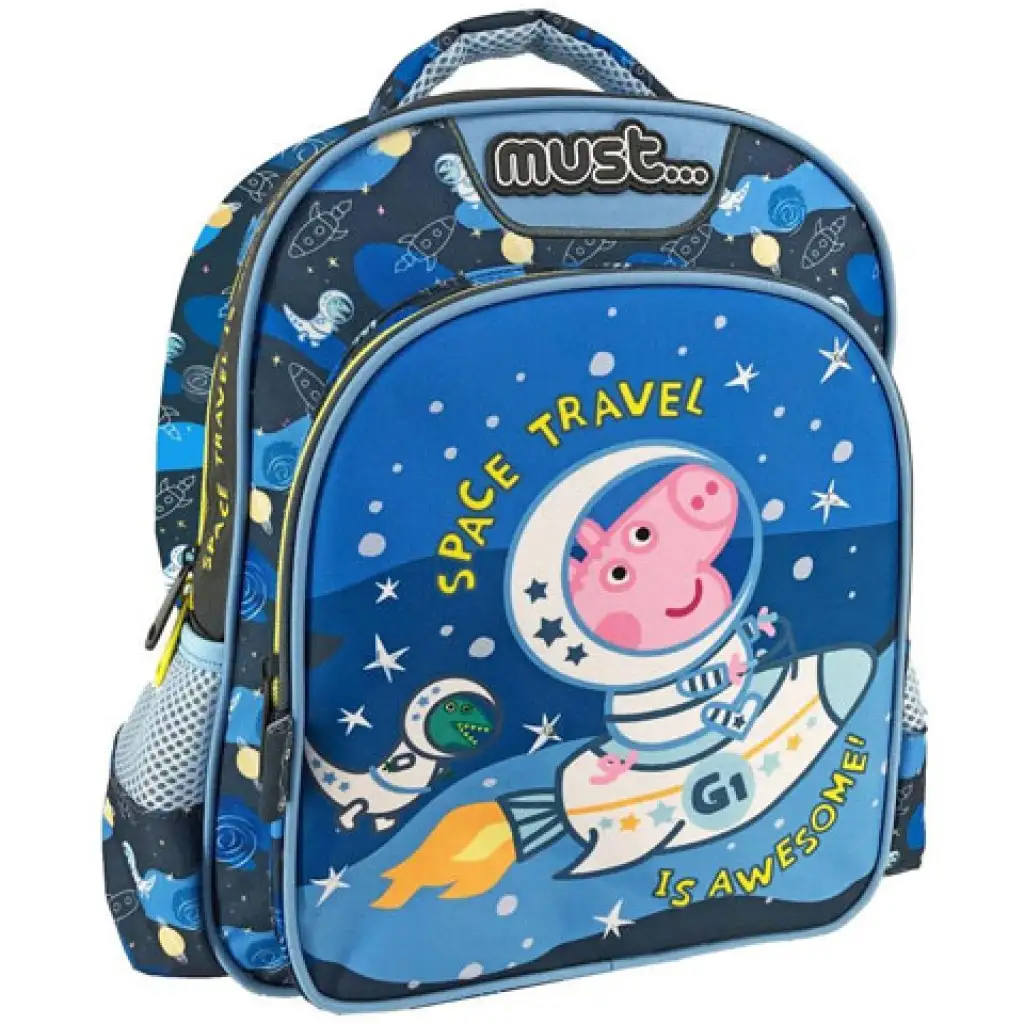 Peppa Pig: Kozmonaut Žolík Space Travel is Awesome! škôlkársky batoh 27x10x31cm