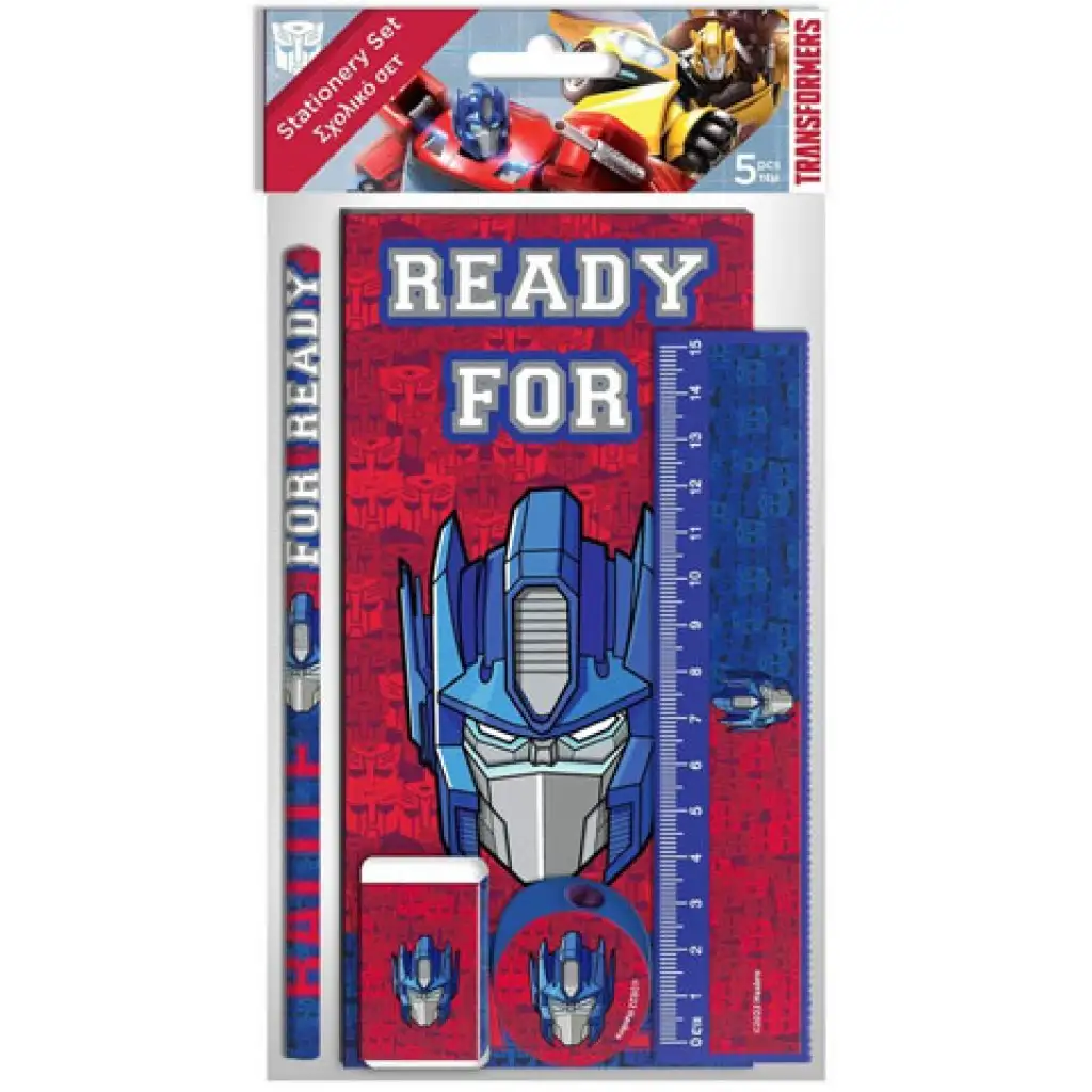 Transformers set písacích potrieb 5 dielny set