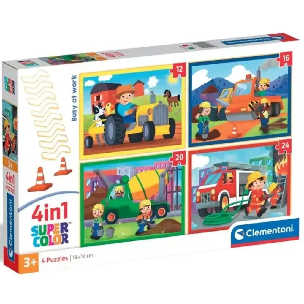 Noli elfoglalt 4az1-ben Supercolor puzzle - Clementoni kép 1