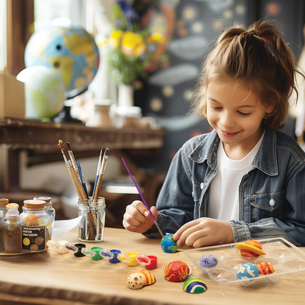 Súprava na odlievanie slnečnej sústavy zo sadry kép 4