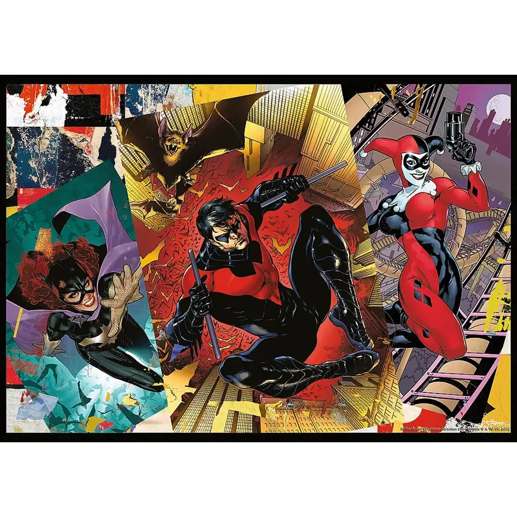 Batman: Hrdinovia a zloduchovia Gothamu 4x250-dielne puzzle - Trefl kép 3