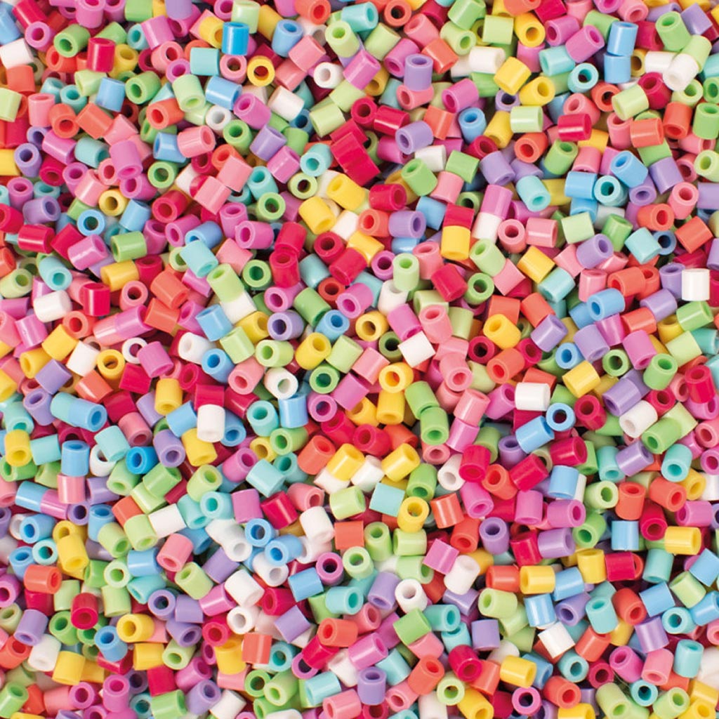 PlayBox: Kreatívne farebné zažehľovacie korálky MIDI 5 mm v vedre, sada 5000 kusov kép 2