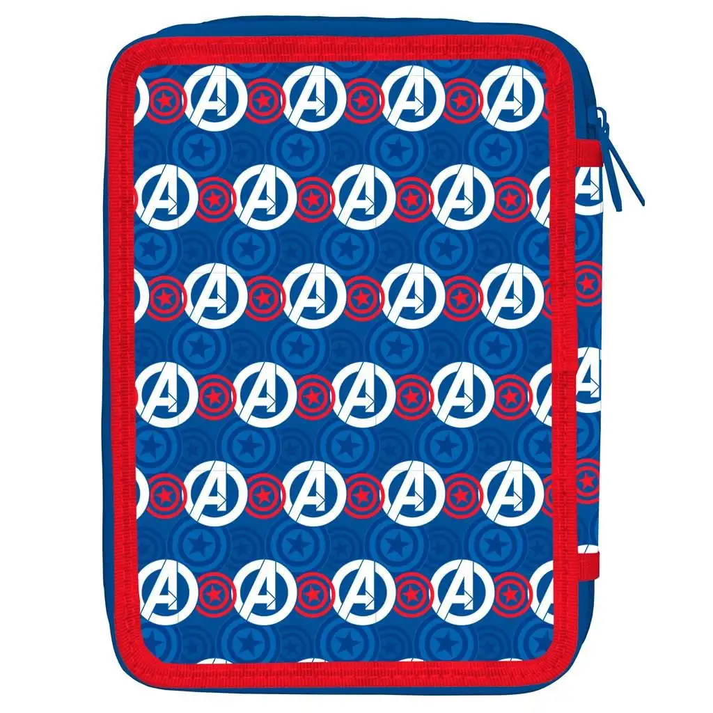 Must: Bosszúállók - Amerika kapitány kétszintes töltött tolltartó 15x21x5cm kép 2