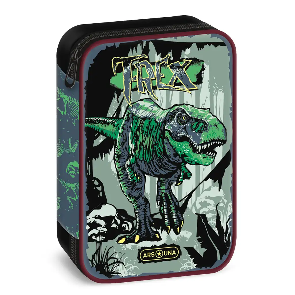 Ars Una: T-rex viacúrovňový puzdro na perá 15,5x22,5x4,5cm