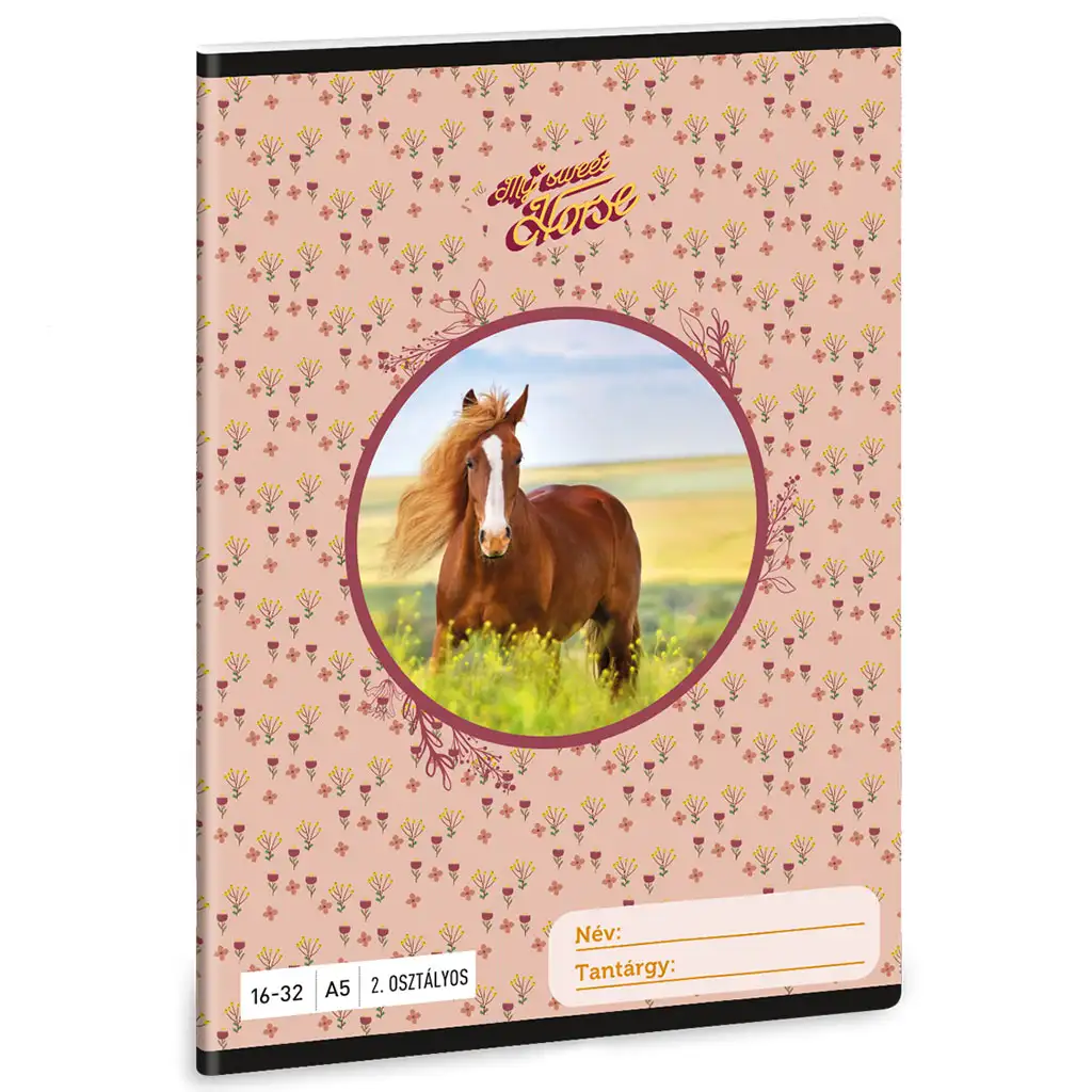 Ars Una: My sweet Horse lovas 2.osztályos vonalas füzet A/5 kép 1