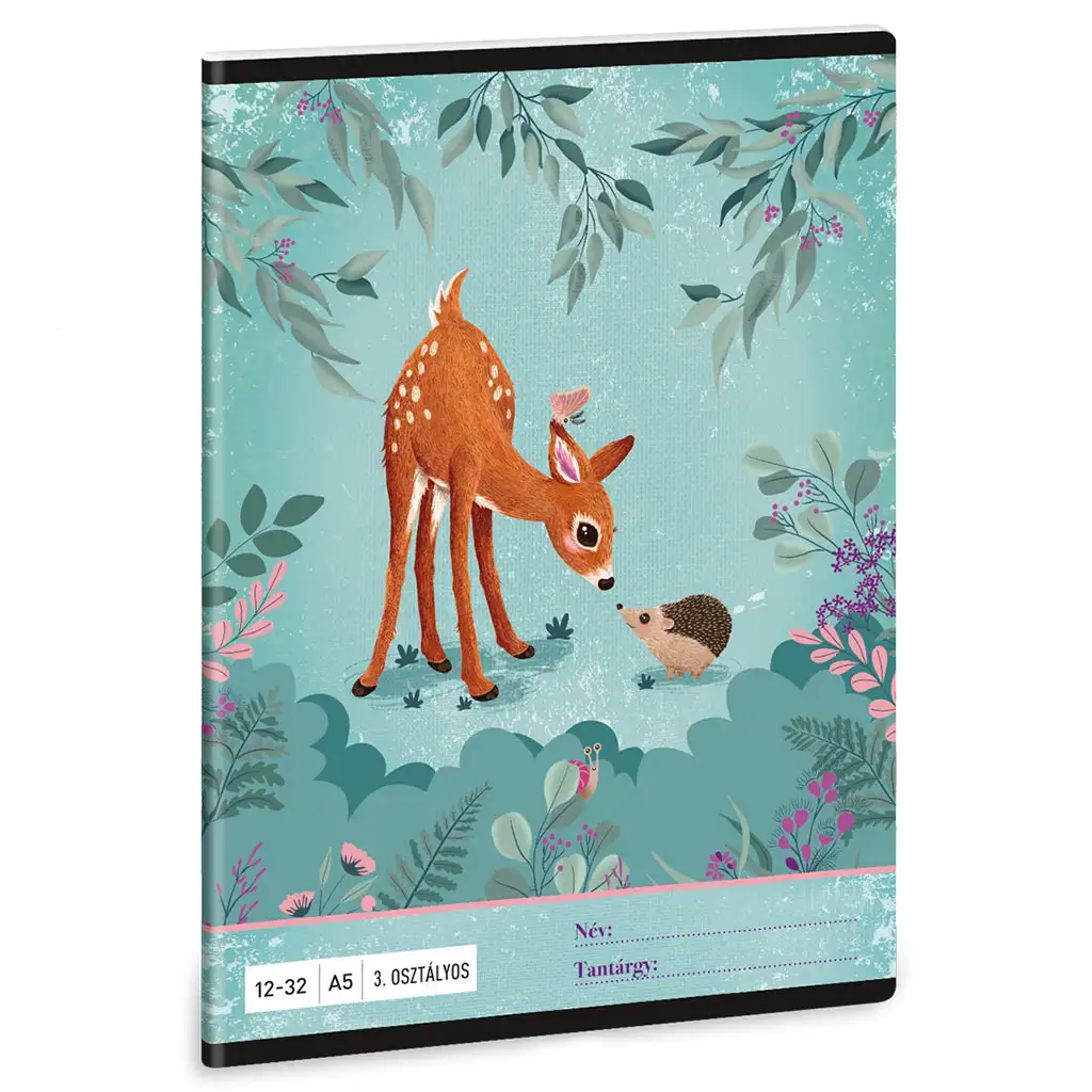 Ars Una: My Secret Garden linajkovaný zošit pre 3. ročník A/5