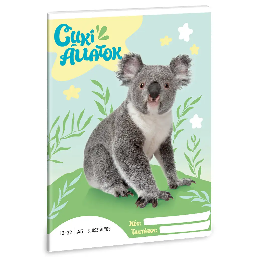 Ars Una: Roztomilé zvieratá - Koala linajkovaný zošit pre 3. ročník A/5