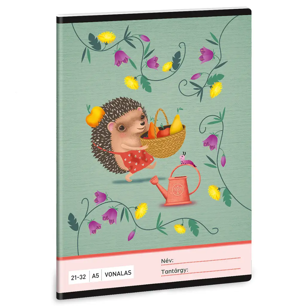 Ars Una: Apple Pie ježkový linajkový zošit A/5