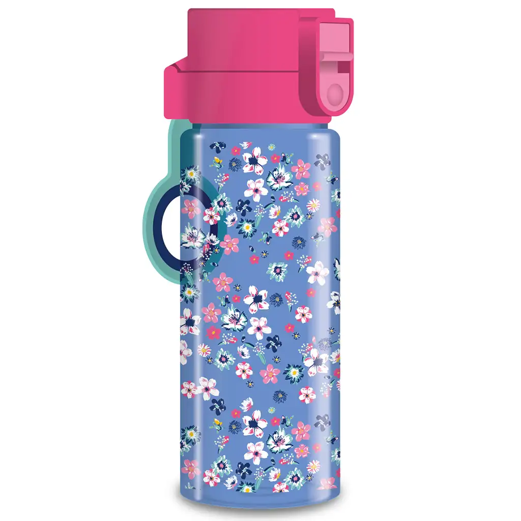 Ars Una: Pearl Blossom Blue kvetinová BPA free fľaša 475ml