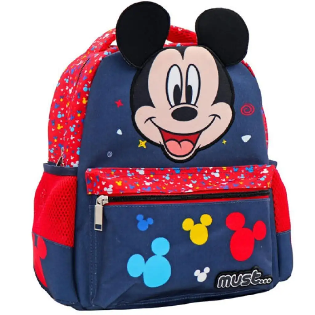 Mickey egér 3D mintás ovis hátizsák 27x10x31cm kép 1