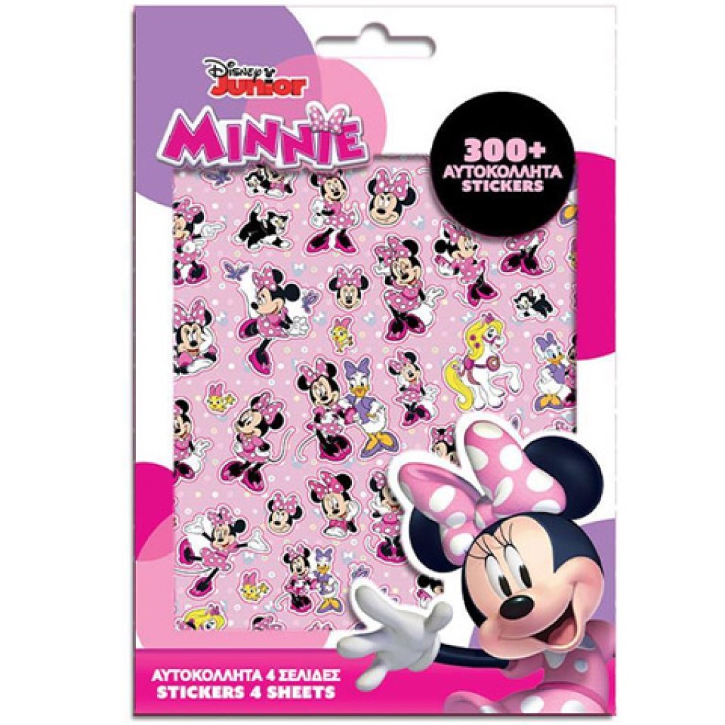 Disney: Minnie Mouse 300-dielny set nálepiek