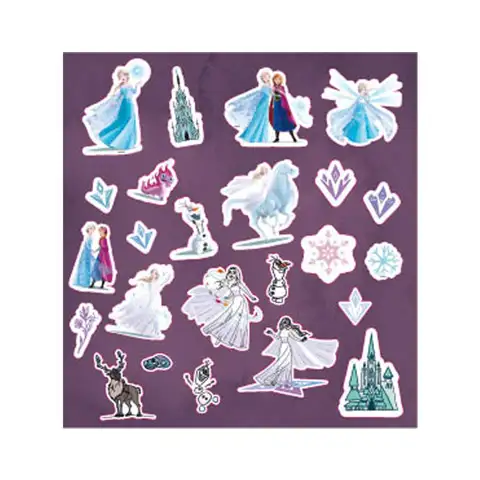 Disney: Jégvarázs 2. 12 oldalas 50db-os matrica album kép 2