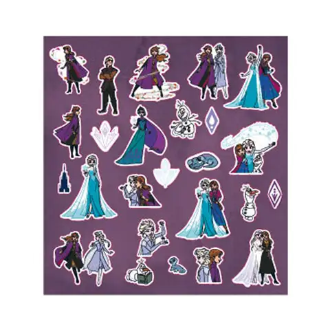 Disney: Jégvarázs 2. 12 oldalas 50db-os matrica album kép 3