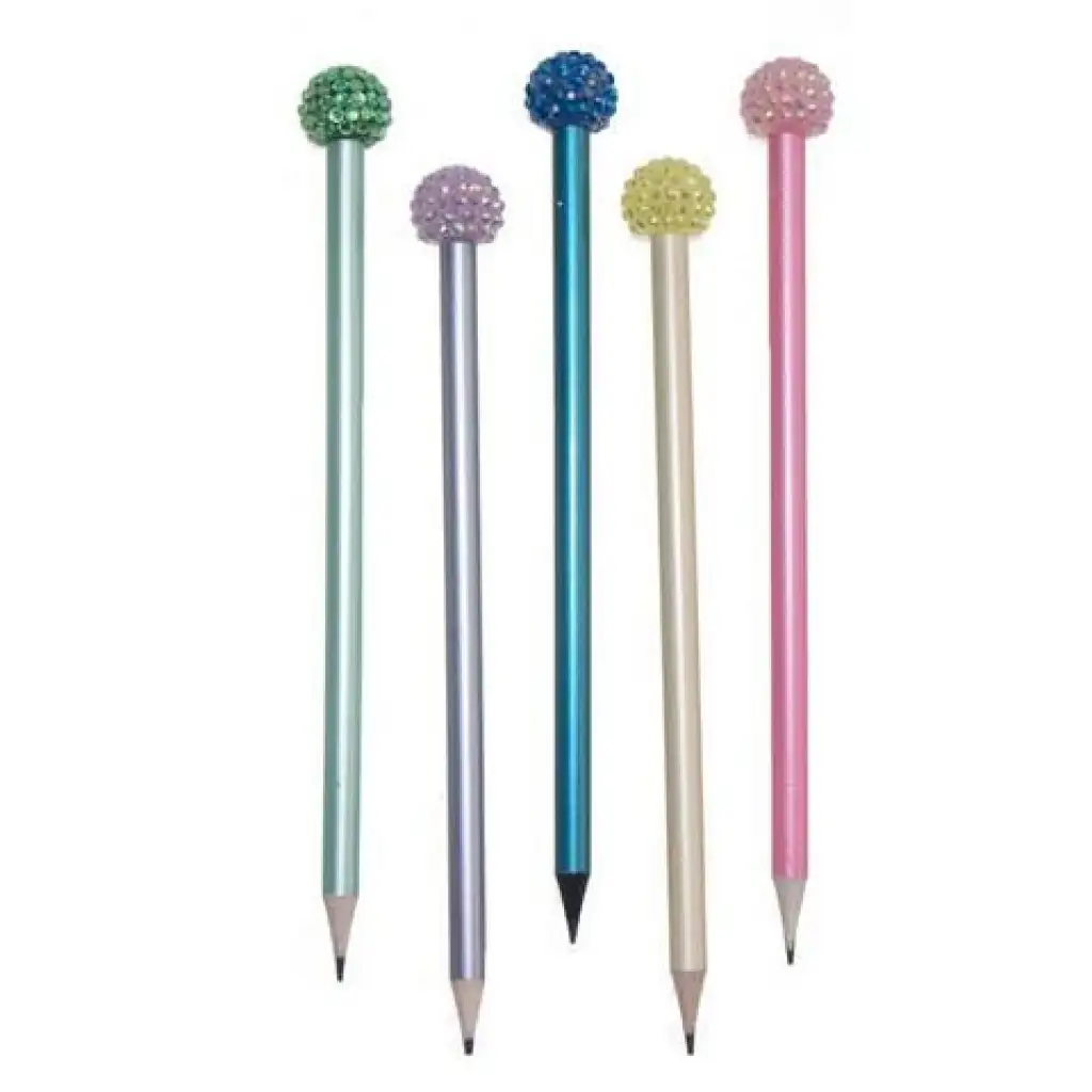 Tesoro: Grafitová ceruzka s ozdobnou guľou na konci - rôzne druhy