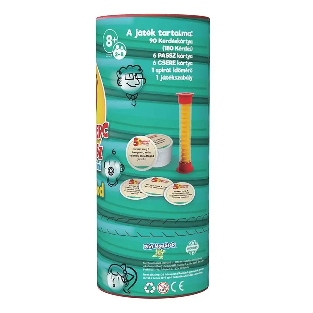 Playmonster: 5 sekúnd 3 odpovede mini verzia - Tvoja rodina kép 2