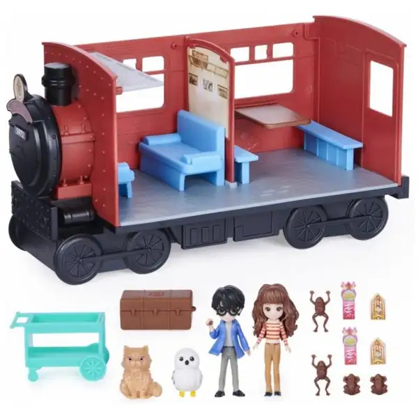 Wizarding World: Harry Potter Magical Minis Roxfort Express játékszett figurákkal - Spin Master kép 2