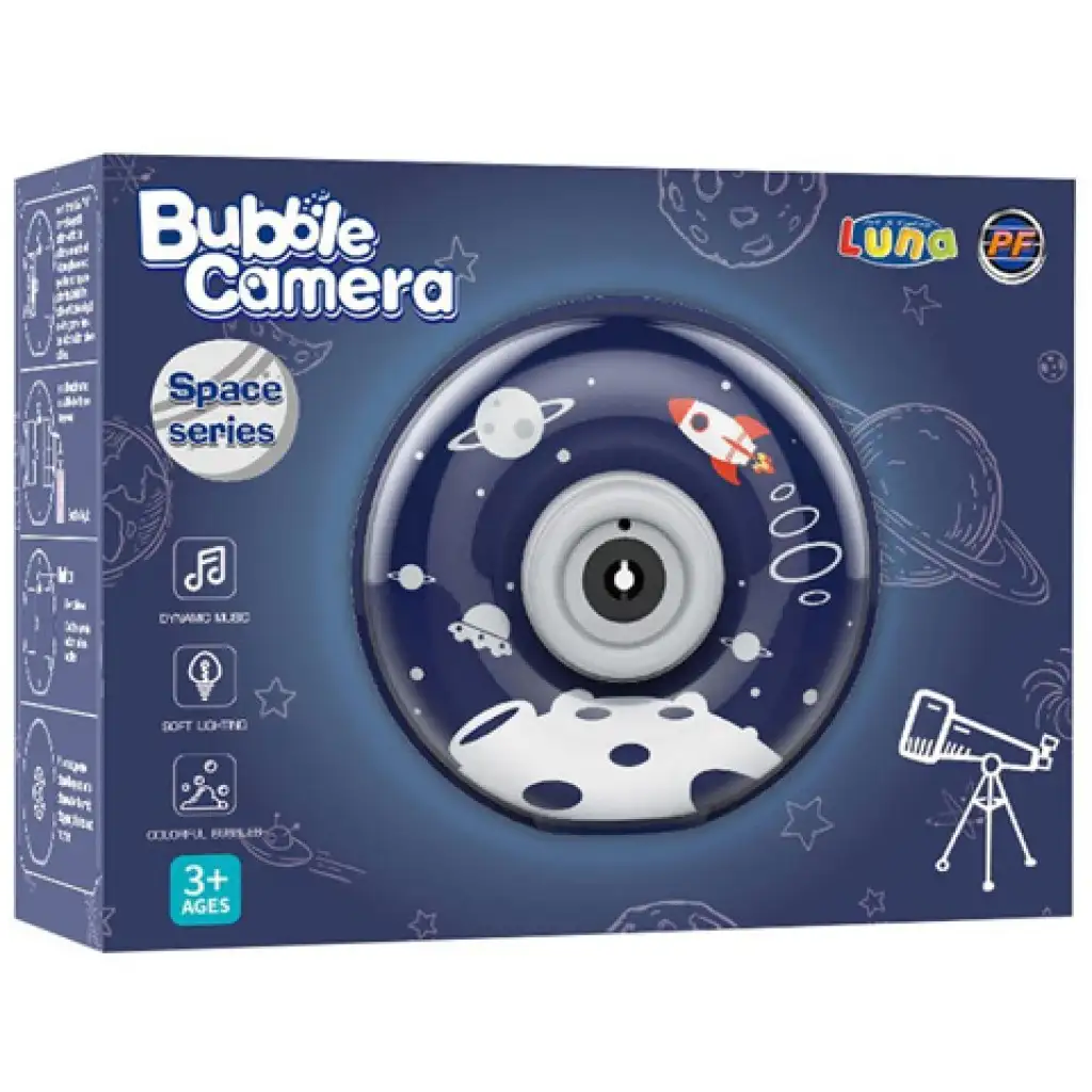 Bubble Camera: Bublifuk kamera so svetlom a zvukom