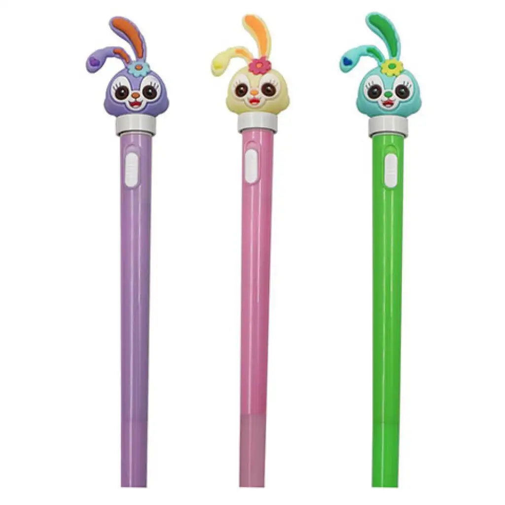 Zajačik pero s LED svetlom v troch variantoch