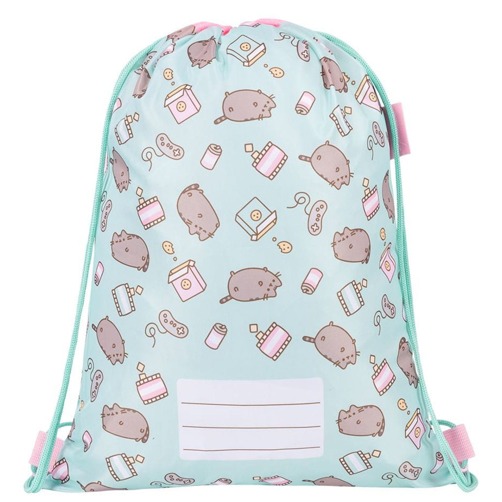 Pusheen Mint mačací športový vak 43x34cm kép 2