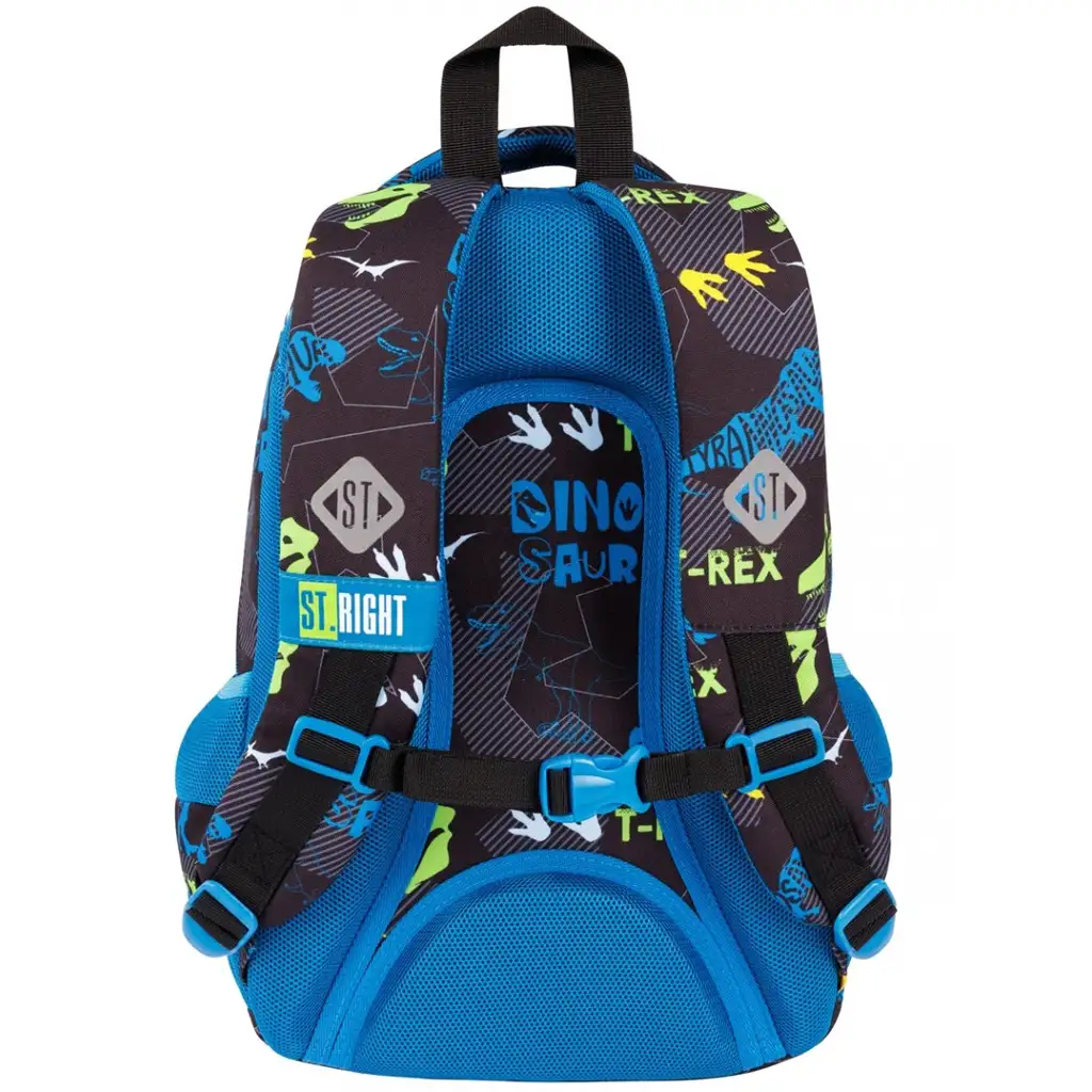 St.Right Dinosaur ergonomikus iskolatáska, hátizsák BP26 39x27x17cm kép 2