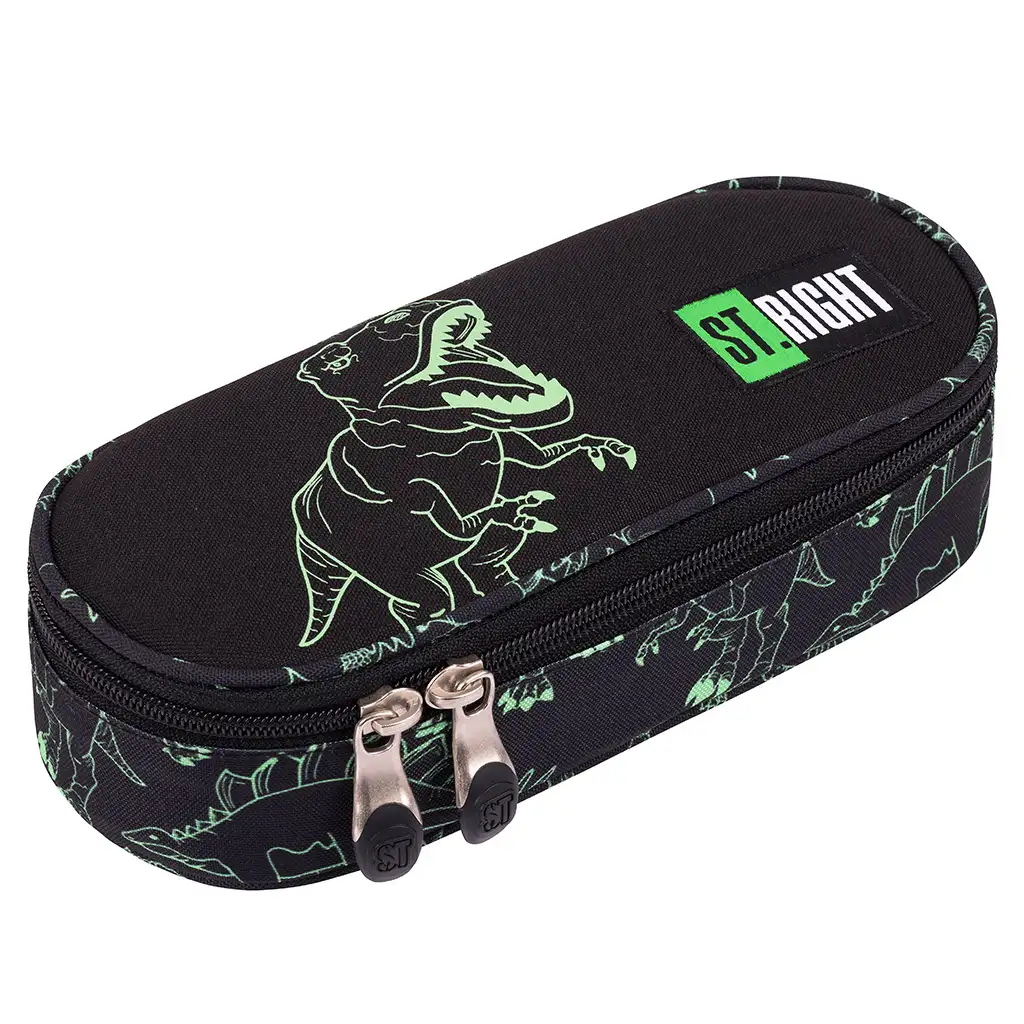 St.Right T-Rex ovális tolltartó PC01 23x9,5x6cm kép 1