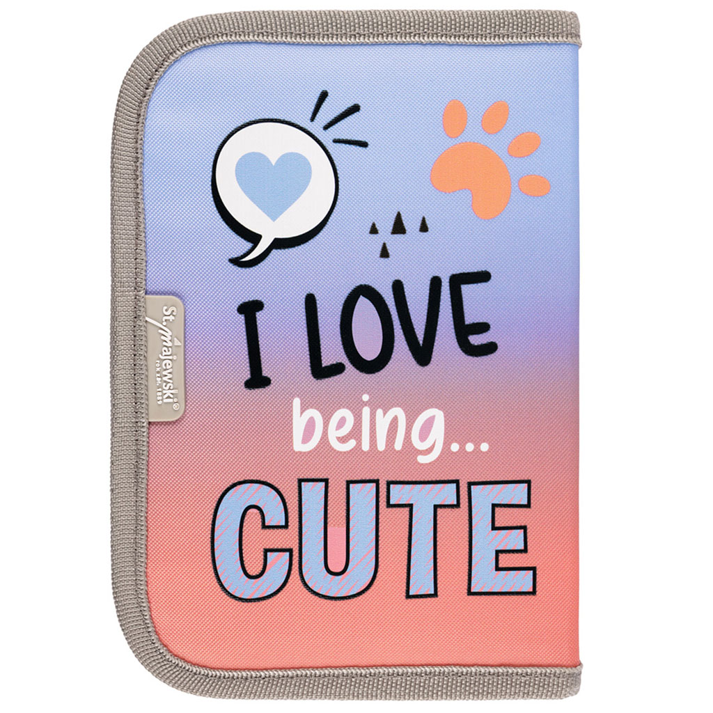 My Little Friend - rozkladací peračník s motívom šedého Yorkie 21x14x3,5cm kép 2