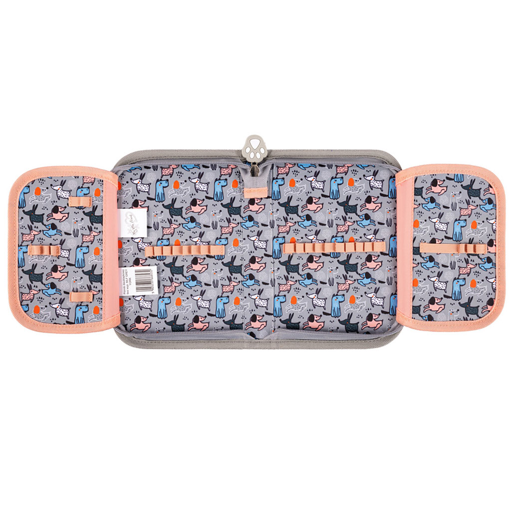 My Little Friend - rozkladací peračník s motívom šedého Yorkie 21x14x3,5cm kép 3