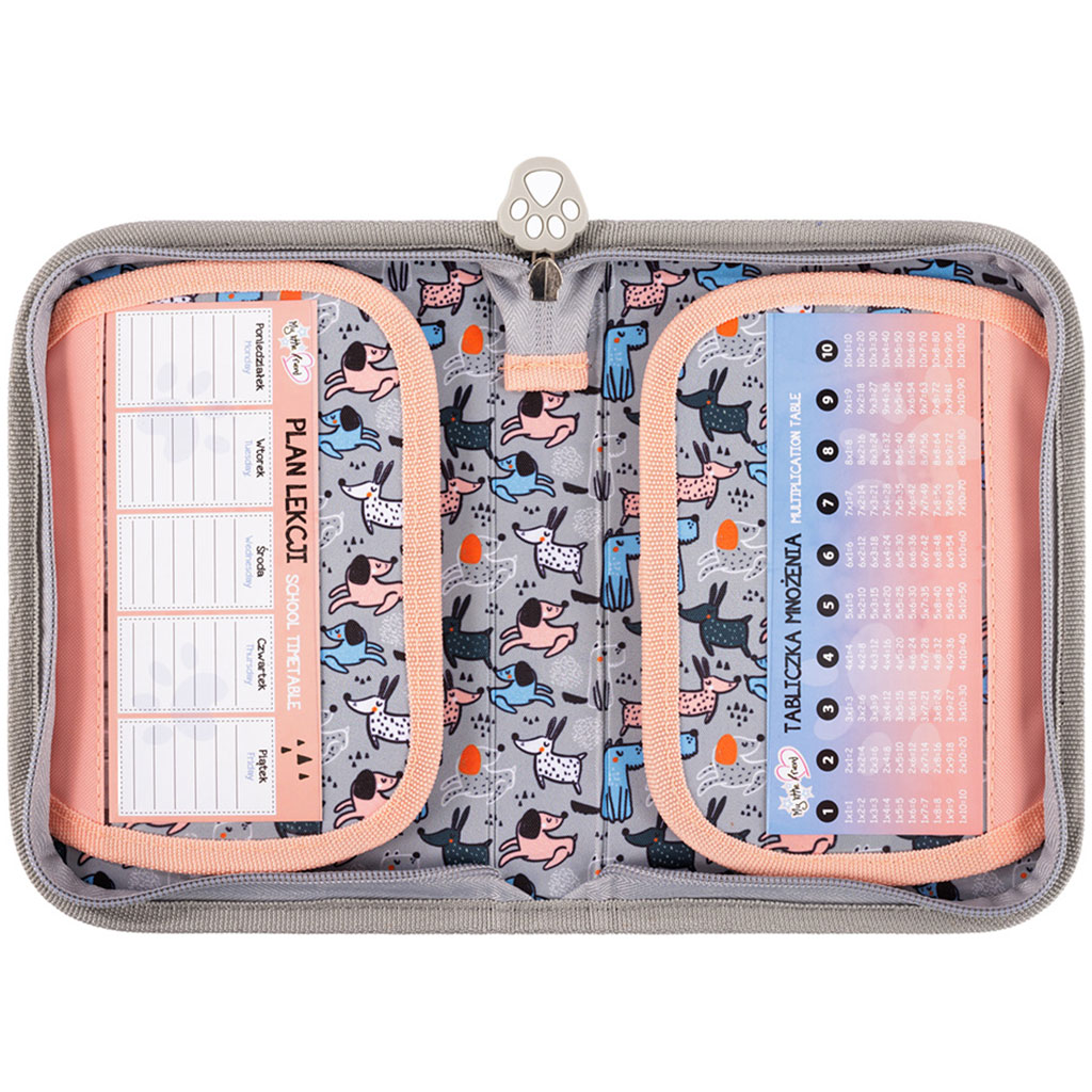 My Little Friend - rozkladací peračník s motívom šedého Yorkie 21x14x3,5cm kép 4