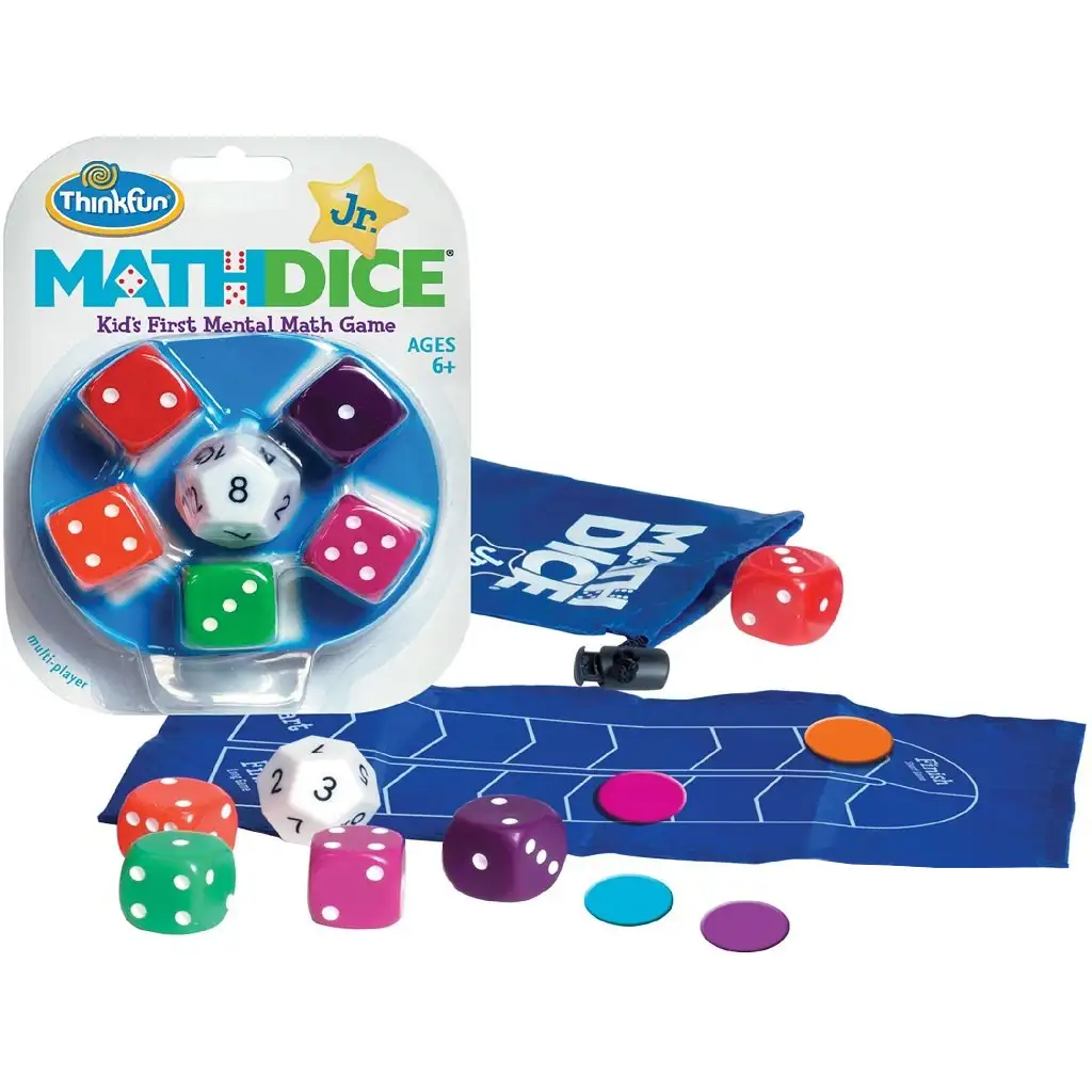 Thinkfun: Matematické kocky junior stolová hra kép 2