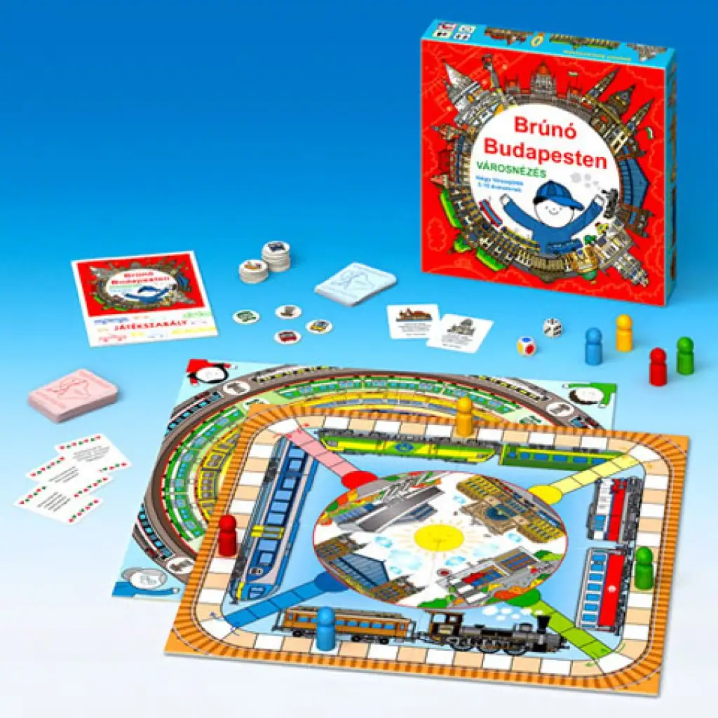 Brúnó v Budapešti spoločenská hra kép 3