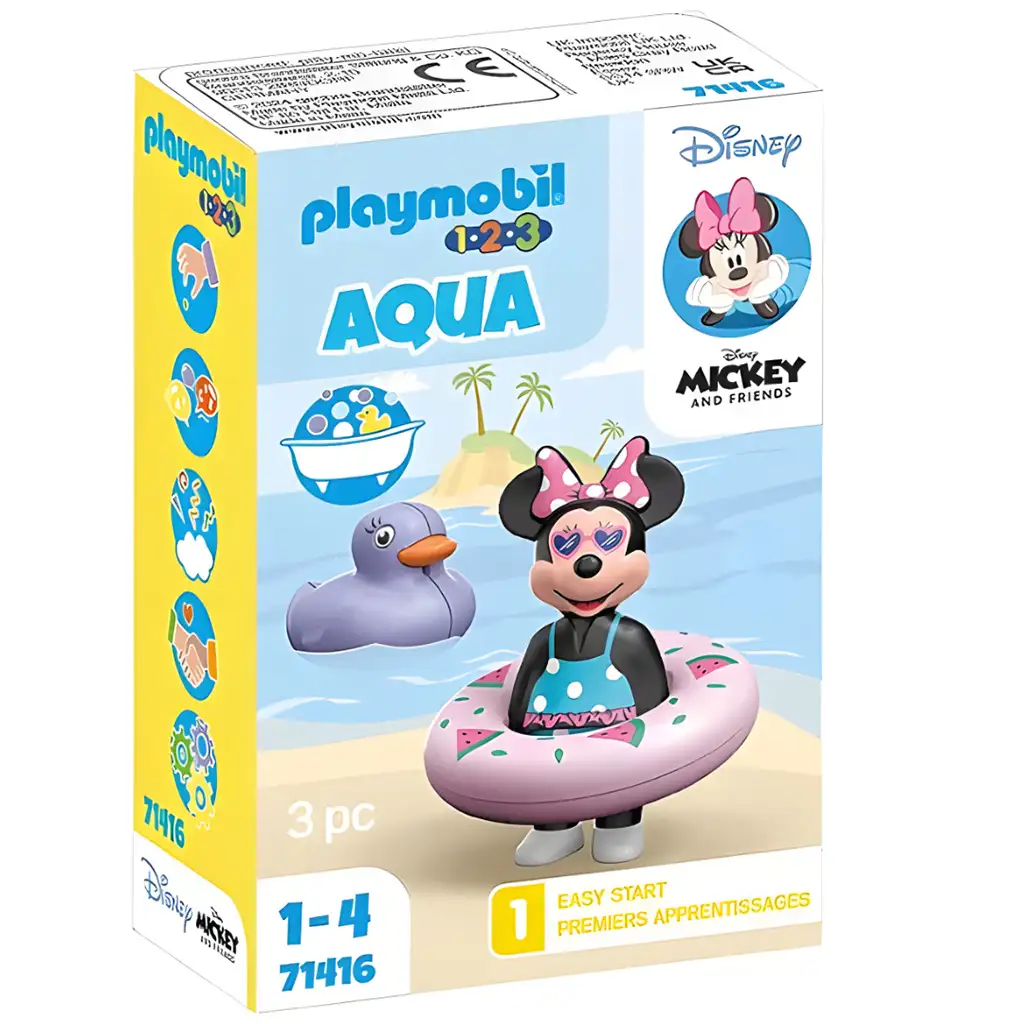 Playmobil: 1.2.3 & Disney: Minnie na pláži (71416)