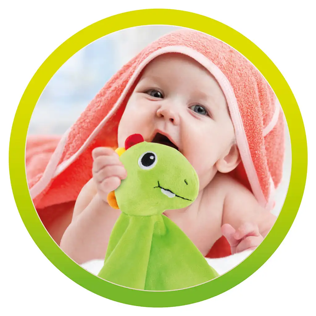 Little Stars: Plyšová deka s dinosaurami kép 4