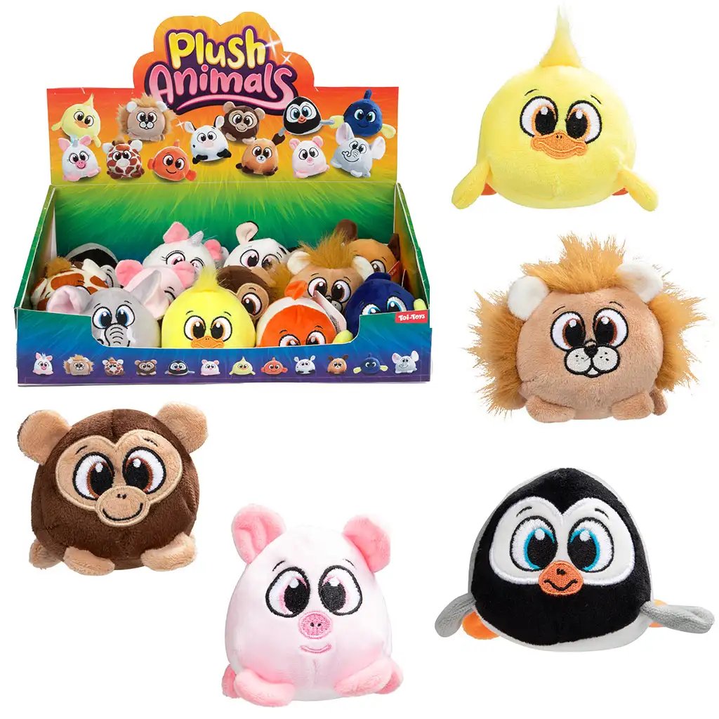 Roztomilé plyšové zvieratká v rôznych variantoch 1ks