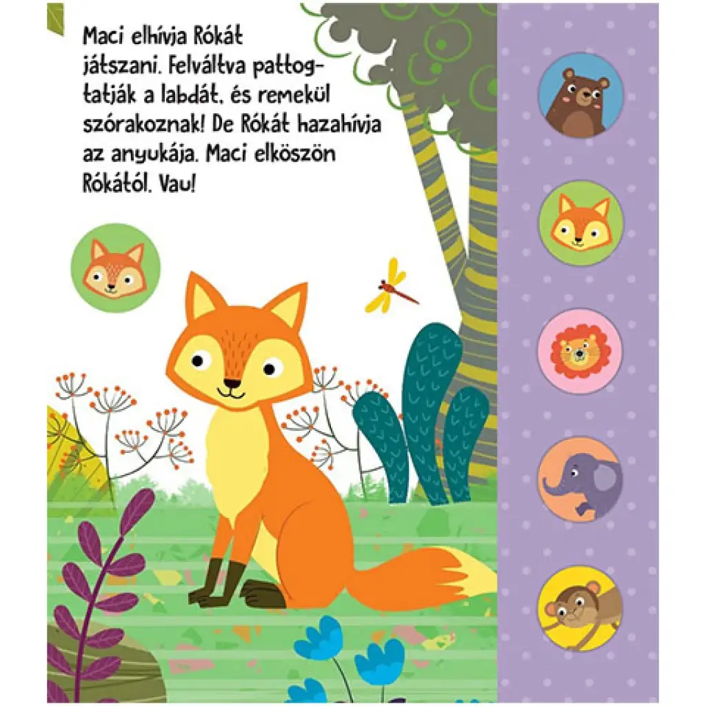 Hluční kamaráti - Macko a jeho priatelia detská kniha kép 2