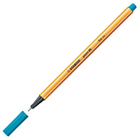 Stabilo: Point 88 türkizkék tűfilc 0,4mm kép 1