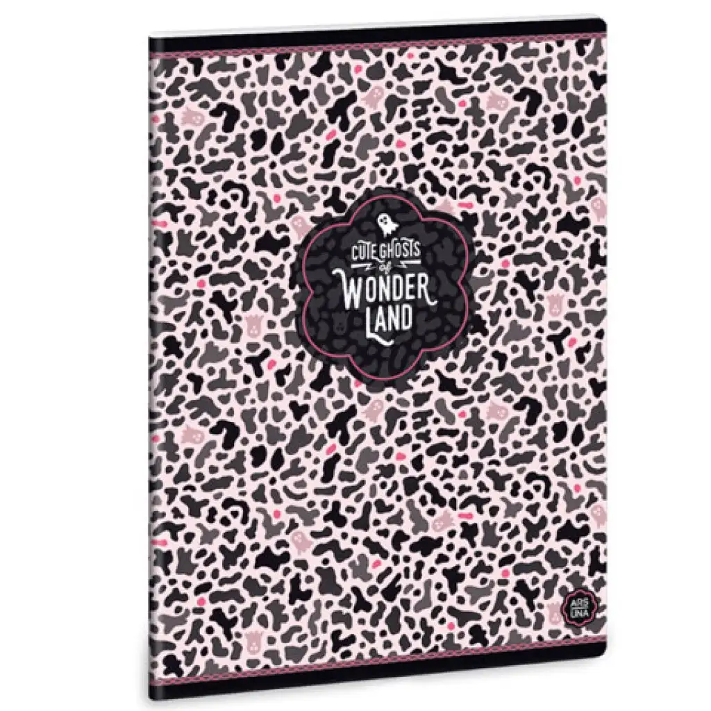 Ars Una: Wonderland Ghost Pink négyzethálós füzet A/5 40lapos kép 1