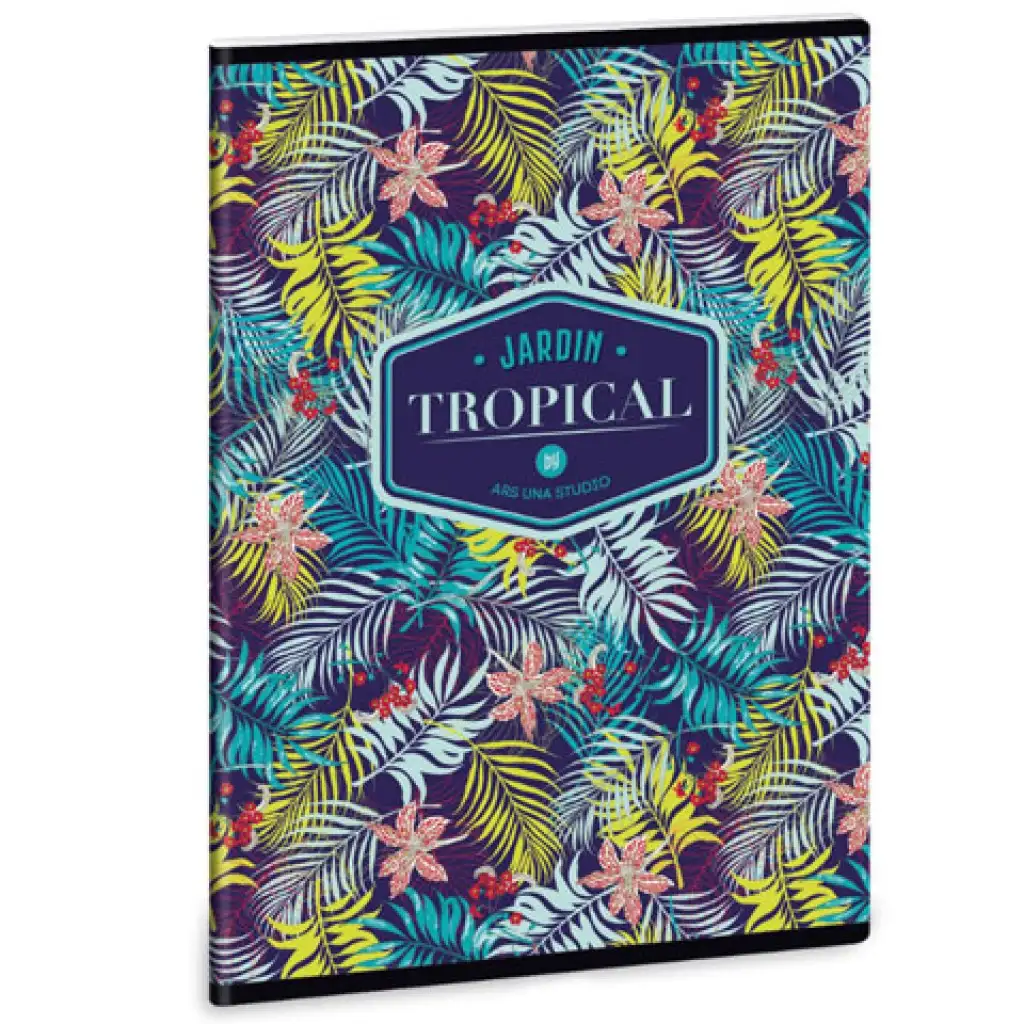 Ars Una: Tropical Lilly Flower négyzethálós füzet A/5 40lapos kép 1