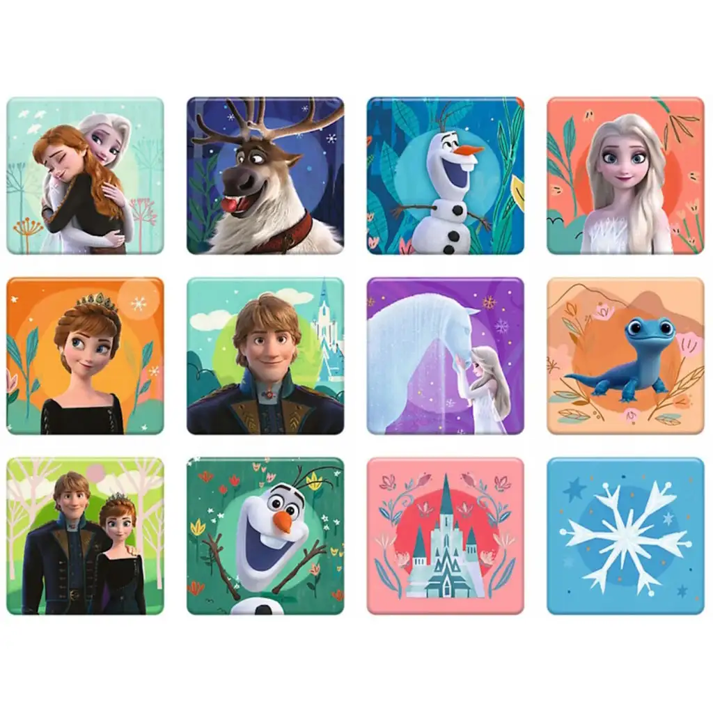 Disney: Ľadové kráľovstvo 2 - Puzzle a pamäťové karty 2 v 1 sade - Trefl: Princezné na svojej zemi kép 4