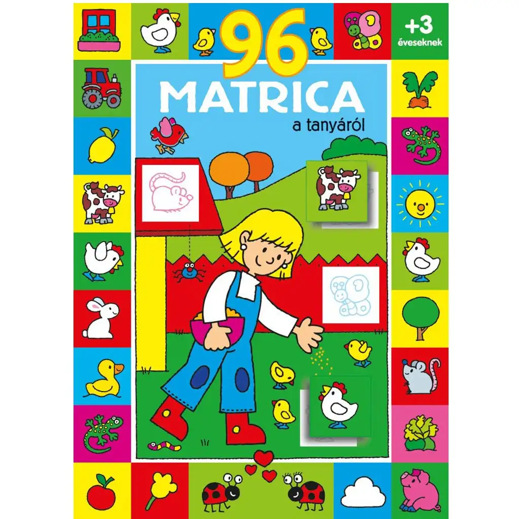 96 nálepiek z farmy