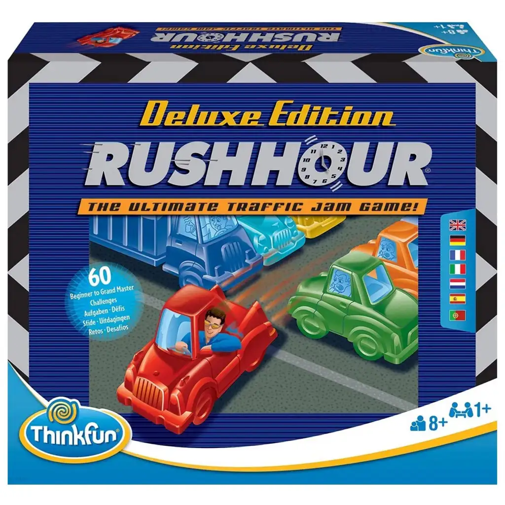 Thinkfun: Rush Hour Deluxe Edition stolová hra kép 2
