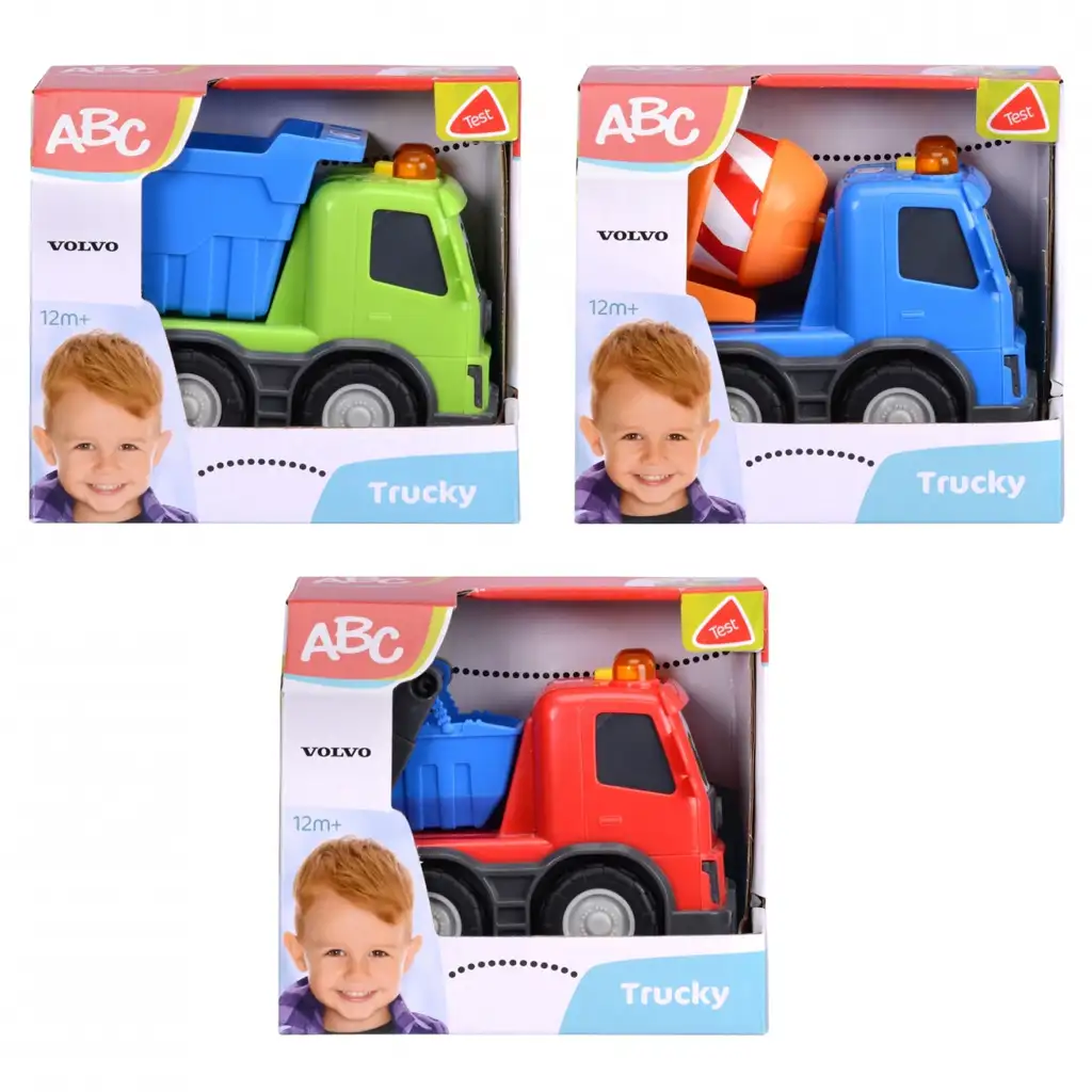 ABC Volvo nákladné autá mestské pracovné stroje v rôznych variantoch 13 cm - Simba Toys