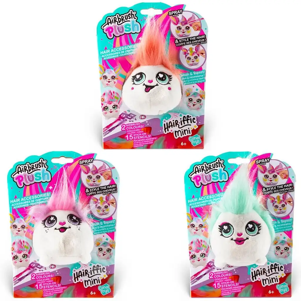 Airbrush farbiteľné plyšové zvieratká v rôznych variantoch 1ks kép 1