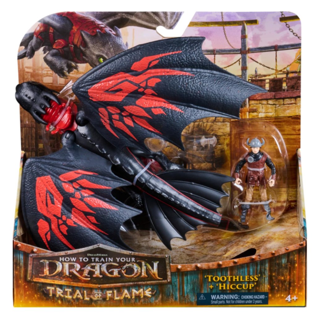 Ako si vycvičiť draka: Sada figúrok Bezzubý a Viking - Spin Master