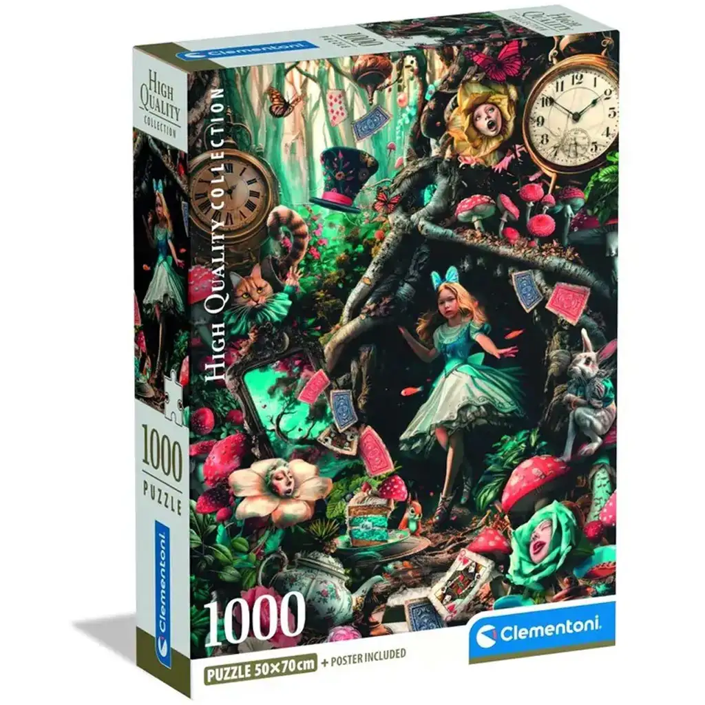 Alenka v ríši divov HQC 1000-dielne puzzle - Clementoni