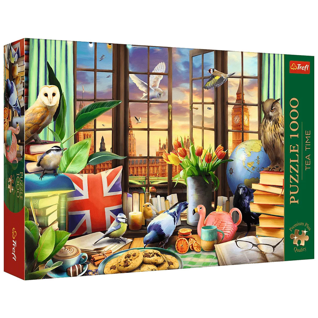 Anglické popoludnie 1000-dielne prémiové plus kvalitné puzzle - Trefl