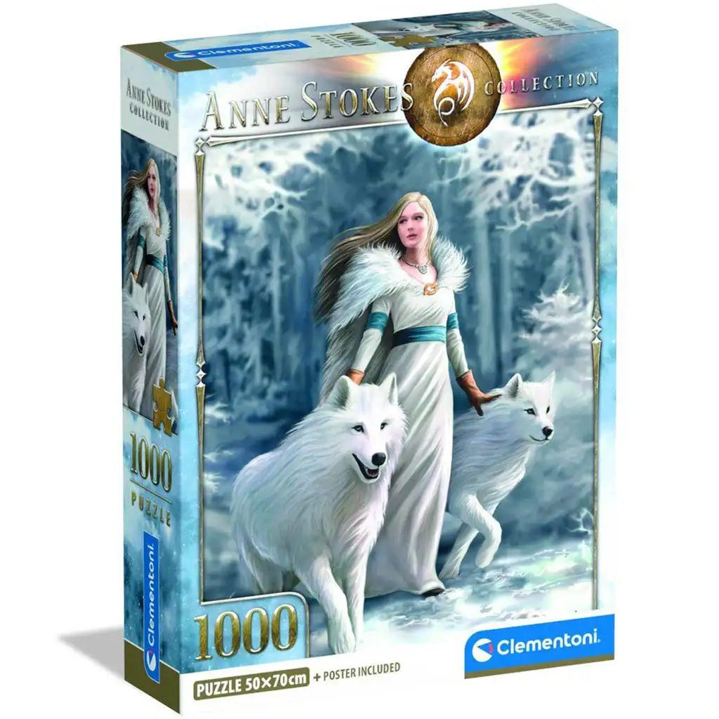 Anne Stokes – Strážcovia zimy 1000-dielne puzzle - Clementoni